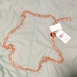 MK Chain Belt, L/XL, GOLD